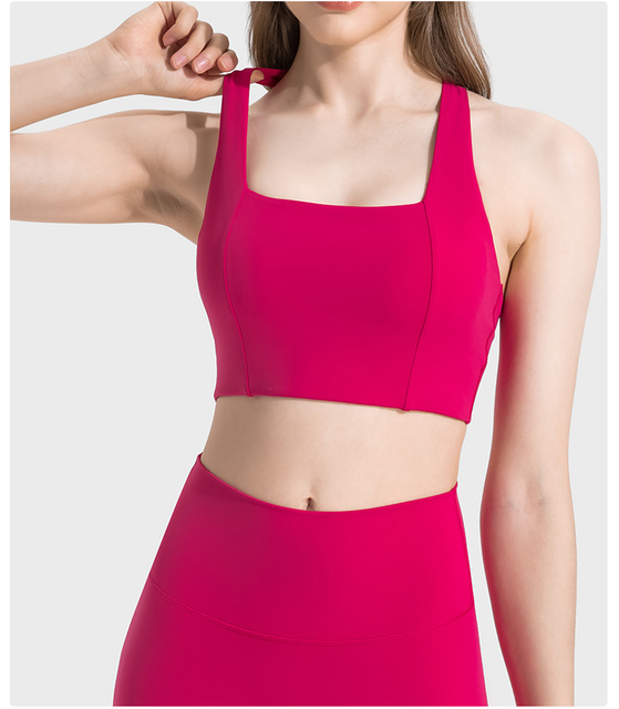  Sports Sports Sports Bras Fitness Fitness Gym Bra para mujeres Camisetas delgadas Fit Tops de yoga