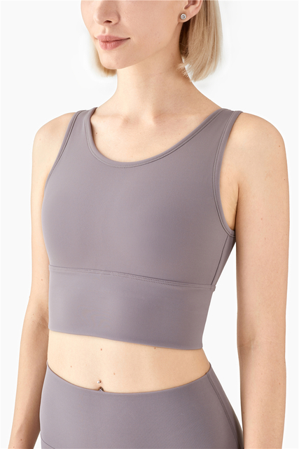 Correr en el sujetador deportivo Topas de recortes de puestos en U High Impact Bra