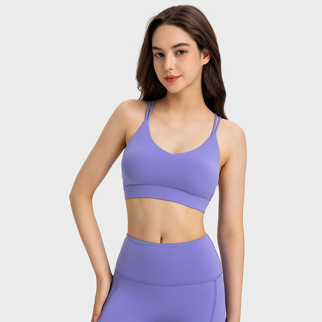 Entrenamiento Sports sujetador personalizado LOGO DE MAYORES Campain Campain Fitness Sports Bra