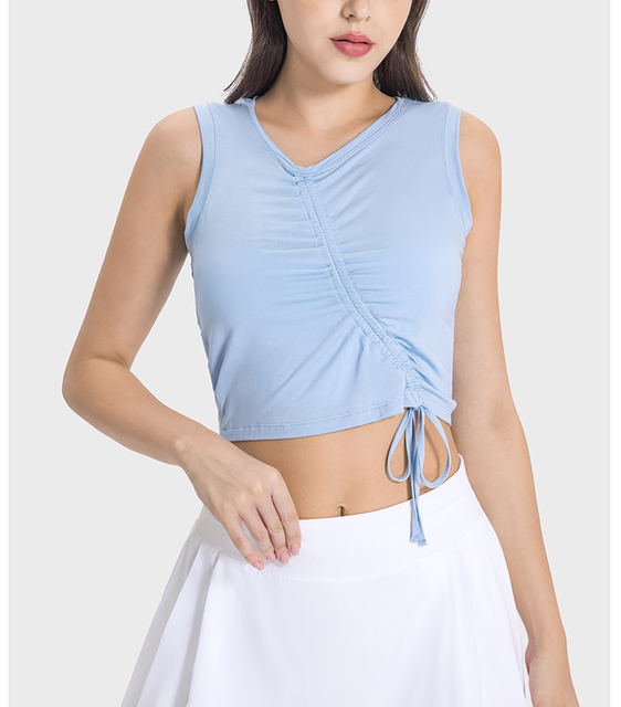 Femenina al aire libre Sports Tank Tight Fitshing Gym Fitness Dress Versátil yoga con correa versátil