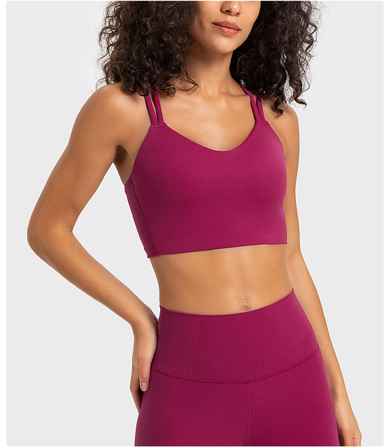 Sports Bras para mujeres Targa de manejo de tanques de entrenamiento sujetador de yoga gimnasio