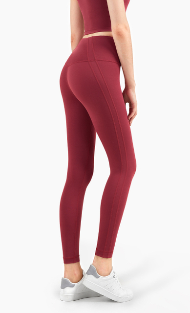 Leggings de fitness para la piel del gimnasio para mujeres Pantalones de yoga de cintura alta personalizada