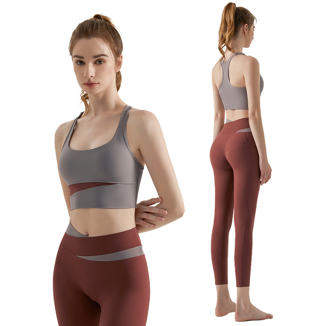Conjuntos de yoga Fitness Women Sports Sports Sports y Leggings Conjuntos de yoga para mujeres