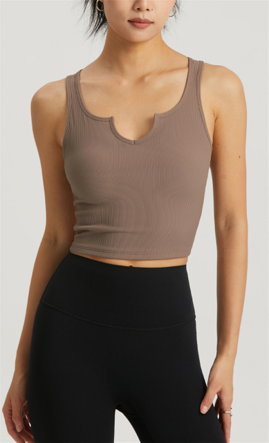 Mujeres personalizadas Canvelo sin mangas top con cuello en vest Camisetas para tanques de chaleco de chaleco
