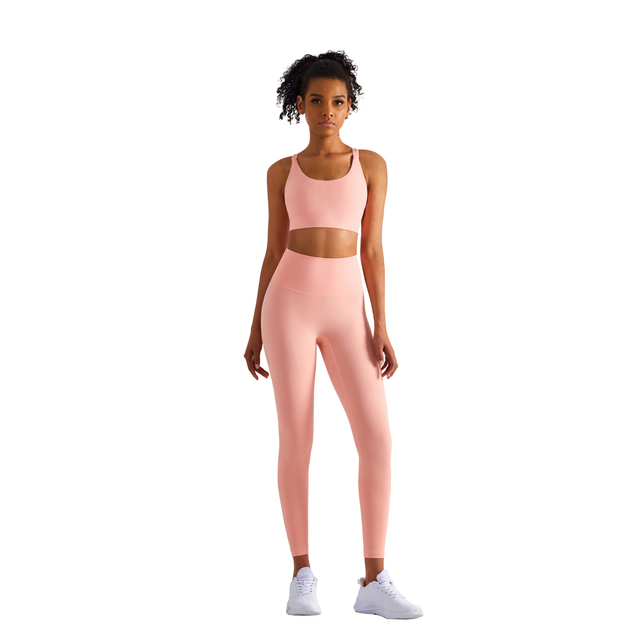 Pantalones de cintura alta control de la barriga bolsillo joven gril gimnasio femenino