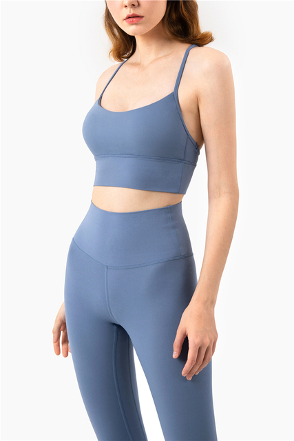 Mujeres Fitness Wear Sports Gym Sports Push Bux Up Up Top Yoga Bra