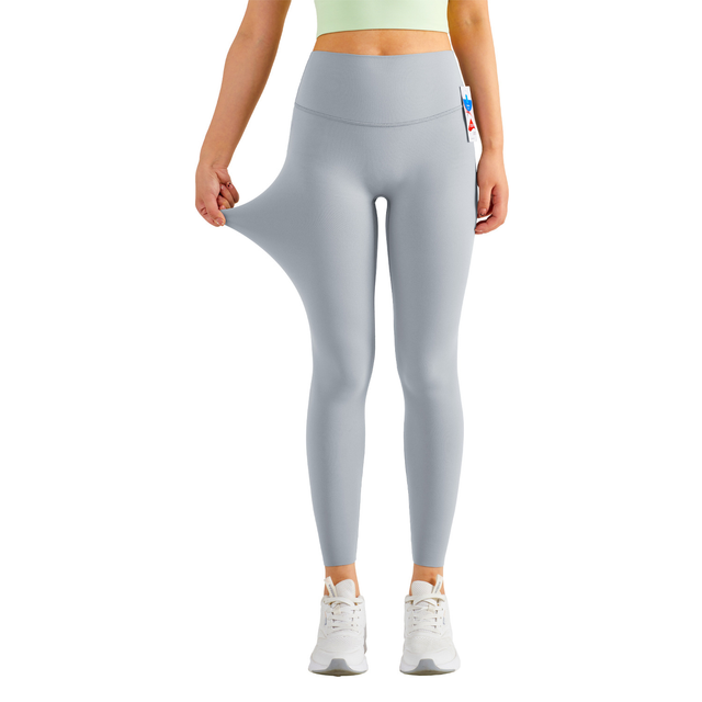 Pantalones de cadera de durazno abdominal abdominal de la cintura alta no T STRING FIT -FITNE PIELGA PARA WOM