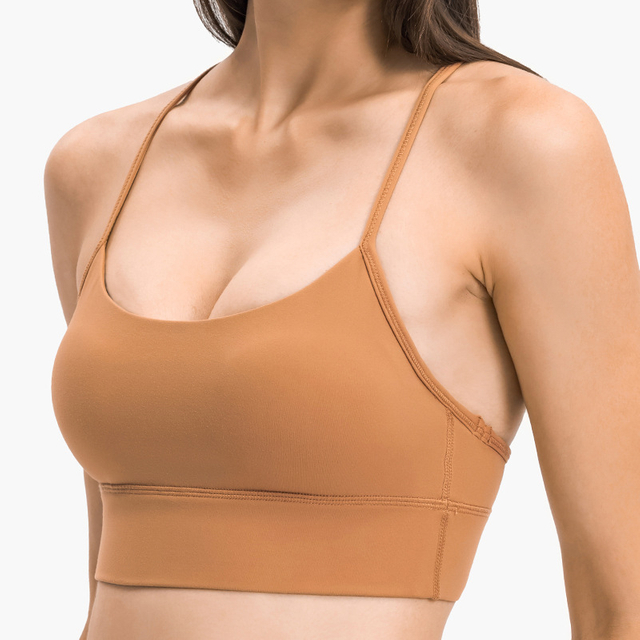 Bras de gran tamaño para mujeres Entrenamiento Fitness Use de alta calidad Sexy Cruce Back Yoga Bra
