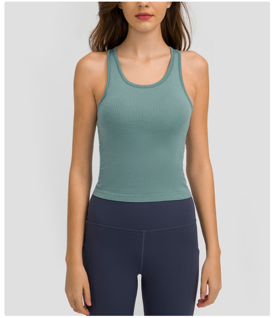 Nuevo tanque de la espalda de carreras con el chaleco deportivo informal de yoga de sujetador de sujetador